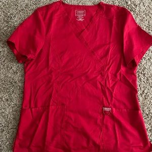 Cherokee womens scrub top large